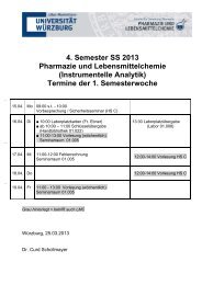 Instrumentelle Analytik - Institut für Pharmazie und ...