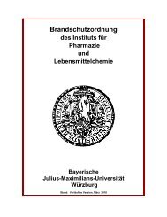 Brandschutzordnung - Institut für Pharmazie und ...