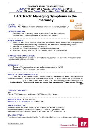 Fasttrack Pharmaceutics 226 Drug Delivery And Targeting