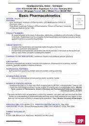 Basic Pharmacokinetics - Pharmaceutical Press