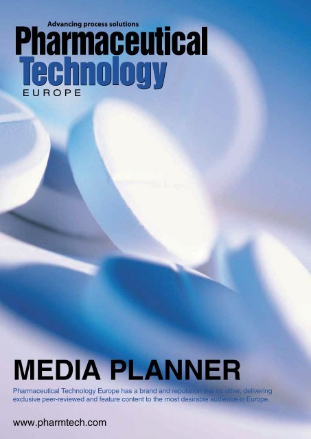 MEDIA PLANNER - Pharmaceutical Technology