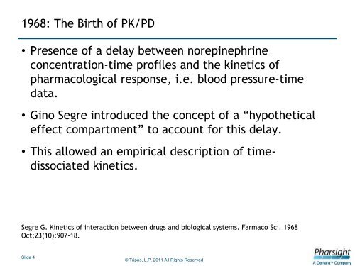 Role of PKPD Modeling and Simulation in Influencing ... - Pharsight