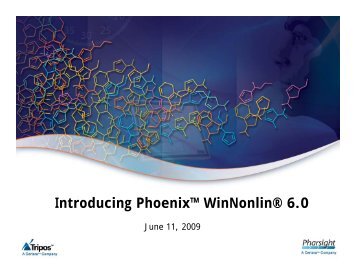 Introducing Phoenix™ WinNonlin® 6.0