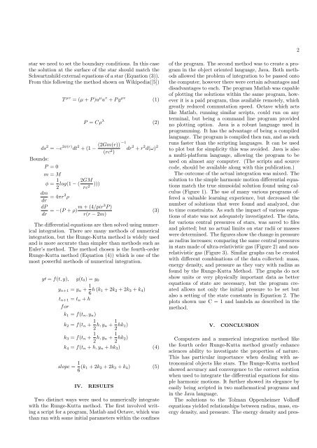 Physics 210 paper on the Tolman-Oppenheimer-Volkoff Hydrostatic ...