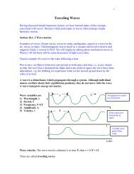 Wave Motion - UBC Physics & Astronomy