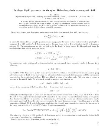 Luttinger liquid parameter for the spin-1 Heisenberg chain in a ...