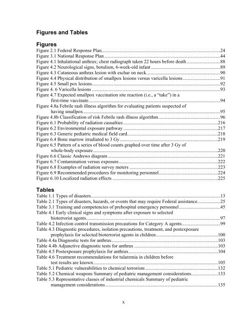 Pediatric Terrorism and Disaster Preparedness: A ... - PHE Home