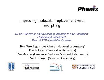 Improving models by morphing - Phenix