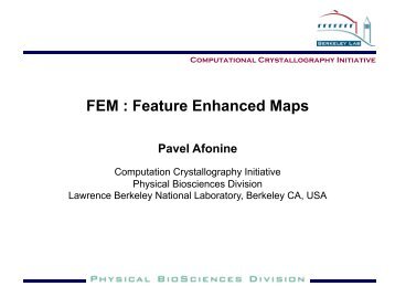 FEM : Feature Enhanced Maps - Phenix