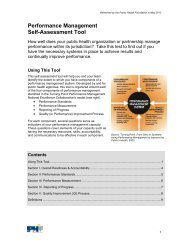 Performance Management Self-Assessment Tool - Public Health ...