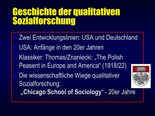 Qualitative Sozialforschung