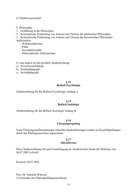 Download Studienordnung - Philosophische Fakultät - Universität ...