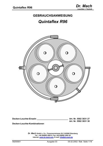 Quintaflex R96 deutsch - Dr. Mach