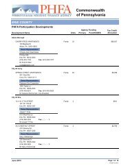 Erie County Inventory - Pennsylvania Housing Finance Agency