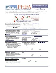 Carbon County Local Housing Contact Information