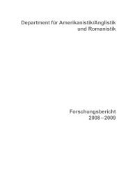 2009 Department fÃ¼r Amerikanistik/Anglistik und Romanistik