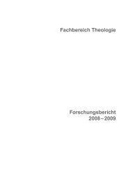 Fachbereich Theologie - Philosophische FakultÃ¤t - Friedrich ...