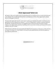 2012 Approved Toilet List - City of Boulder