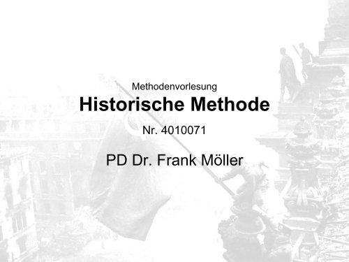 Historische Methoden