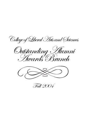 Outstanding Alumni Awards Brunch - News and Publications ...
