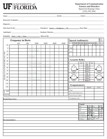 Audiometry Form - Clas News and Publications