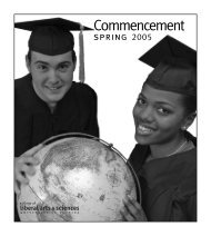 Graduation 2005 - Clas News and Publications - University of Florida