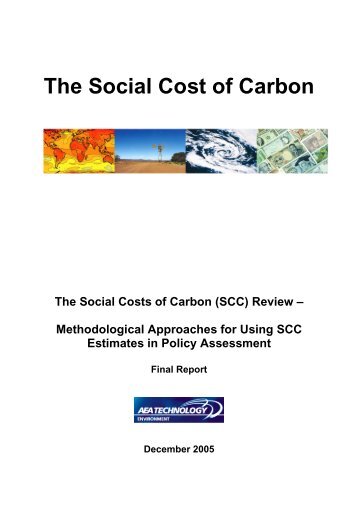 The Social Costs of Carbon (SCC) Review - Methodological ...