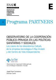 ObservatOriO de la cOOperaciÃ³n pÃºblicO-privada en las ... - Esade