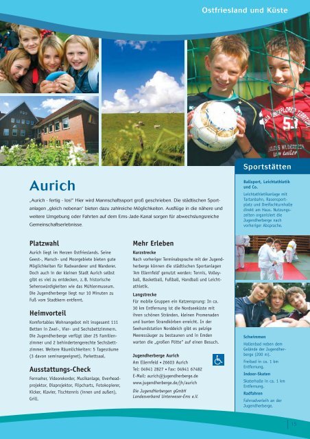 Zusammenspiel von Spaß - Jugendherbergen in Niedersachsen