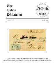 The Cuban Philatelist - Ernesto Cuesta