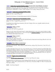 Bibliography of Cuban Philatelic Literature ... - Ernesto Cuesta
