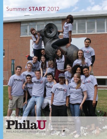 2012 Summer START Program Booklet - Philadelphia University