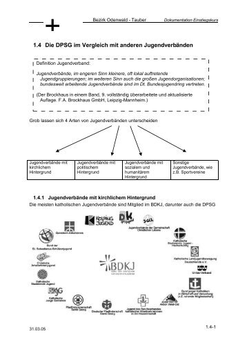 1.4 Die DPSG im Vergleich mit anderen Jugendverbänden