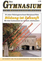 Umbruch 1/99 - Philologenverband Rheinland-Pfalz eV