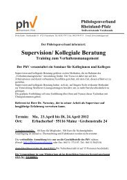 Supervision/ Kollegiale Beratung - Philologenverband Rheinland ...