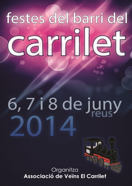 PROGRAMA DE FESTES DEL CARRILET 2014