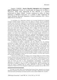 Recenzii - Philologica Jassyensia