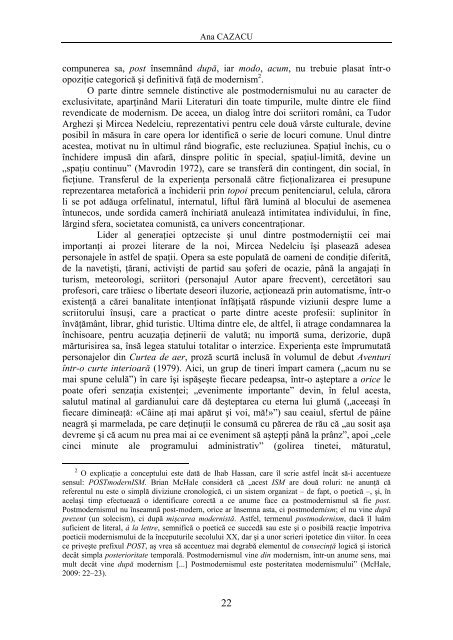 Fata argheziana a modernitatii - Philologica Jassyensia