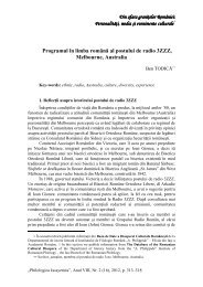 Programul Ã®n limba romÃ¢nÄ al postului de radio 3ZZZ, Melbourne ...