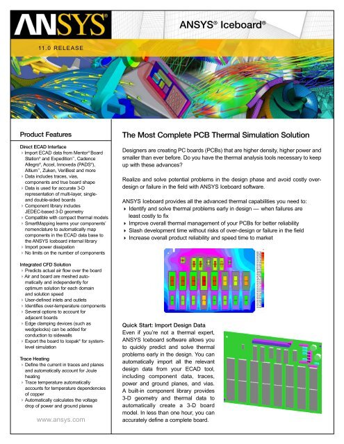 ANSYS® Iceboard® - Ohio Computer Aided Engineering, Inc.