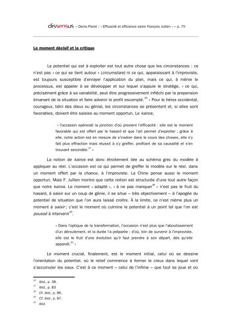 NÂ°4 â Avril 2011 - Service de Philosophie Morale et Politique ...