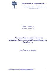 Compte-rendu - Philosophie Management