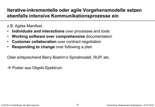 Anforderungserhebung als kommunikativer Prozess