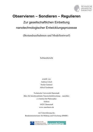 Observieren â Sondieren â Regulieren - Institut fÃ¼r Philosophie ...