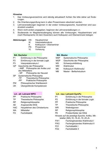 KVV SS 2013 (pdf) - Philosophisches Seminar - Uni.hd.de