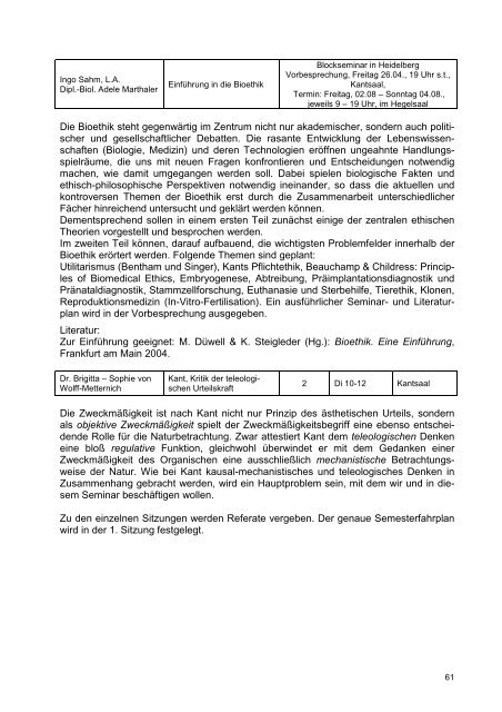 KVV SS 2013 (pdf) - Philosophisches Seminar - Uni.hd.de