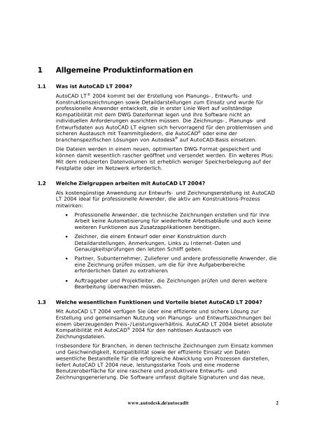 Autocad LT 2004 Faq deutsch