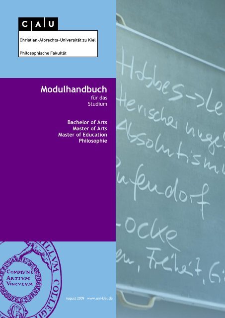 Modul-Handbuch - Philosophisches Seminar