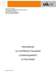 Schriftliche Hausarbeit - Philosophisch-Sozialwissenschaftliche ...