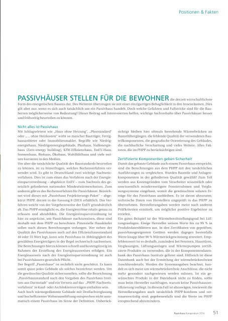 Leseprobe (PDF) - Passivhaus Kompendium